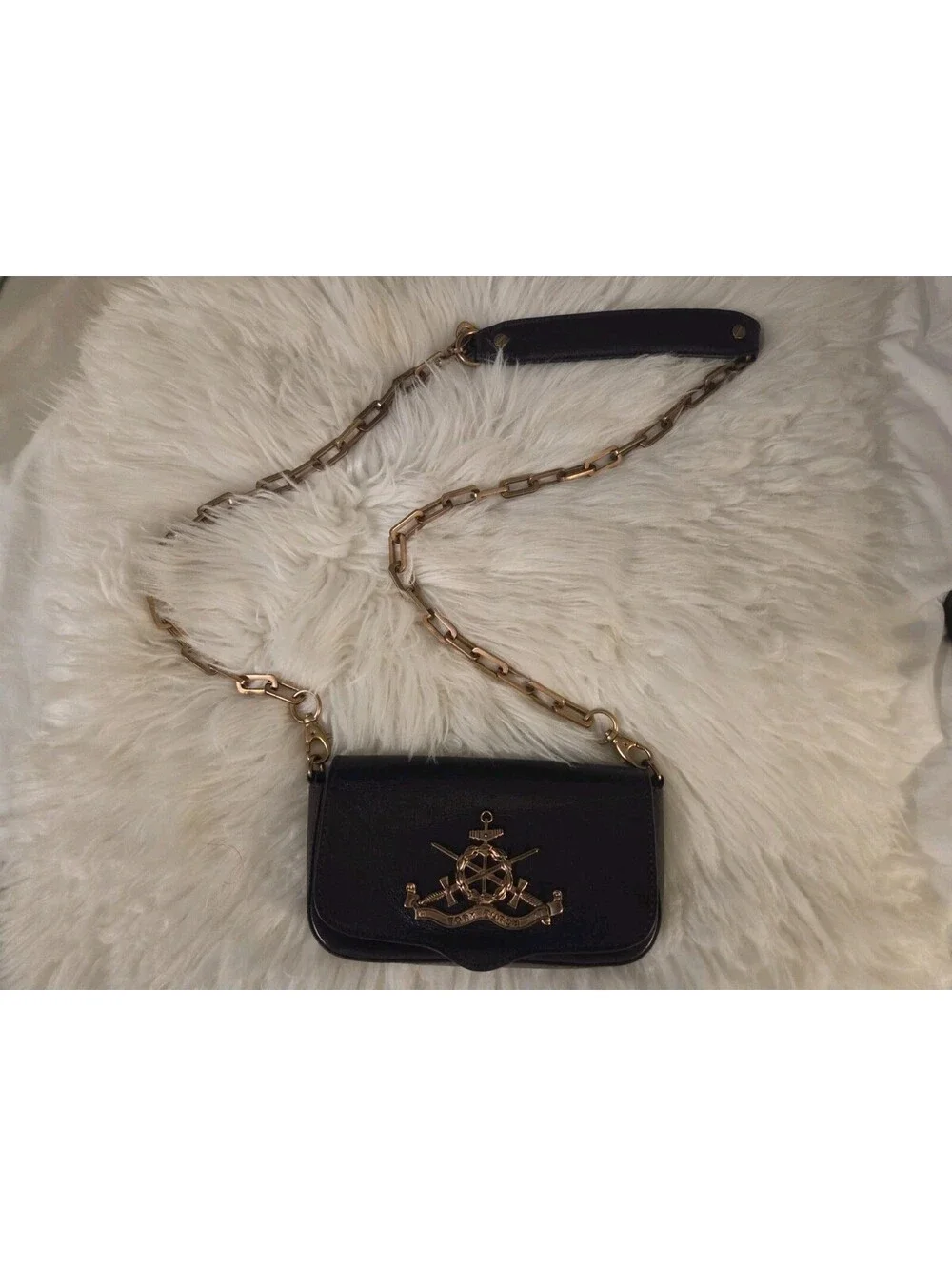 Tory Burch Nautical Amulet Continental Mini Crossbody Bag Clutch Rare 2009 - Picture 4 of 7